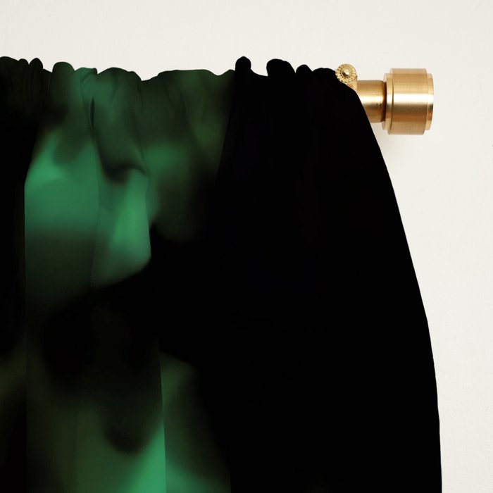 Emerald Green Tortoise Window Curtain Gallery Image 2