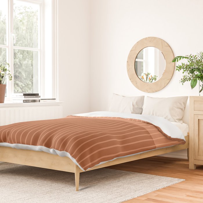 Color Block Lines XXXVIII Duvet Cover Gallery Image 2