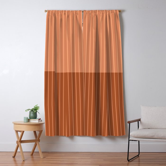 Color Block Lines XXXVIII Window Curtain Gallery Image 1