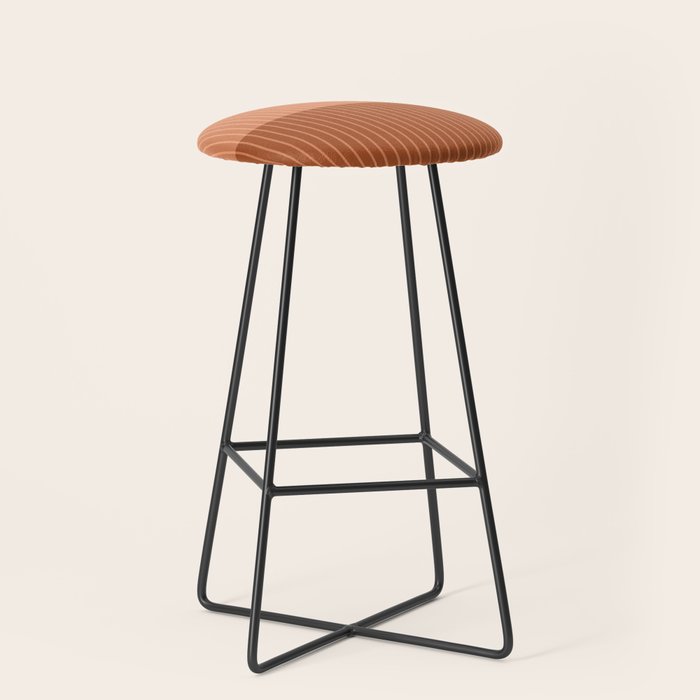 Color Block Lines XXXVIII Stool Gallery Image 1