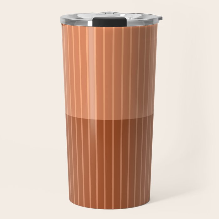Color Block Lines XXXVIII Travel Mug Gallery Image 1