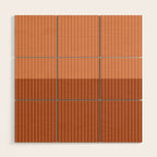 Color Block Lines XXXVIII Wood Wall Art Gallery Image 1