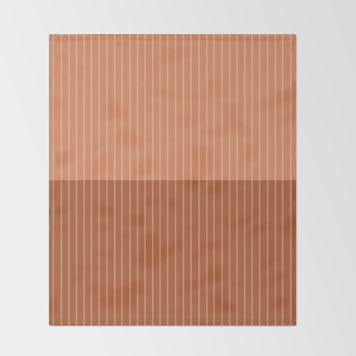 Color Block Lines XXXVIII Throw Blanket Gallery Image 2