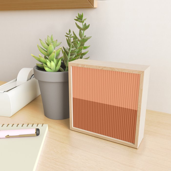 Color Block Lines XXXVIII Mini Art Print Gallery Image 2