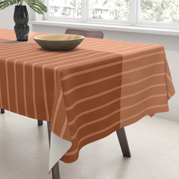 Color Block Lines XXXVIII Tablecloth Gallery Image 3