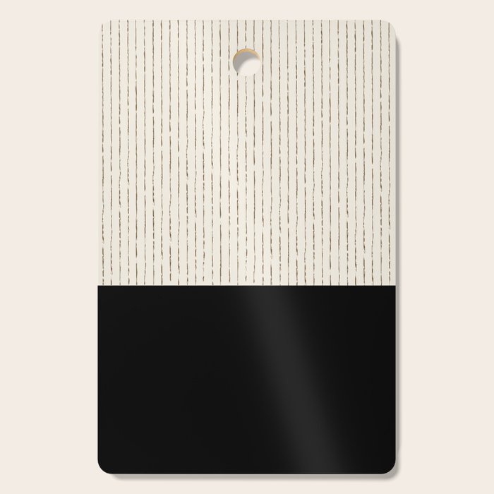 Cream Black Cutting Board Gallery Image 1