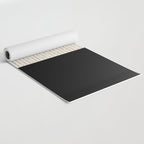 Cream Black Yoga Mat Gallery Image 2
