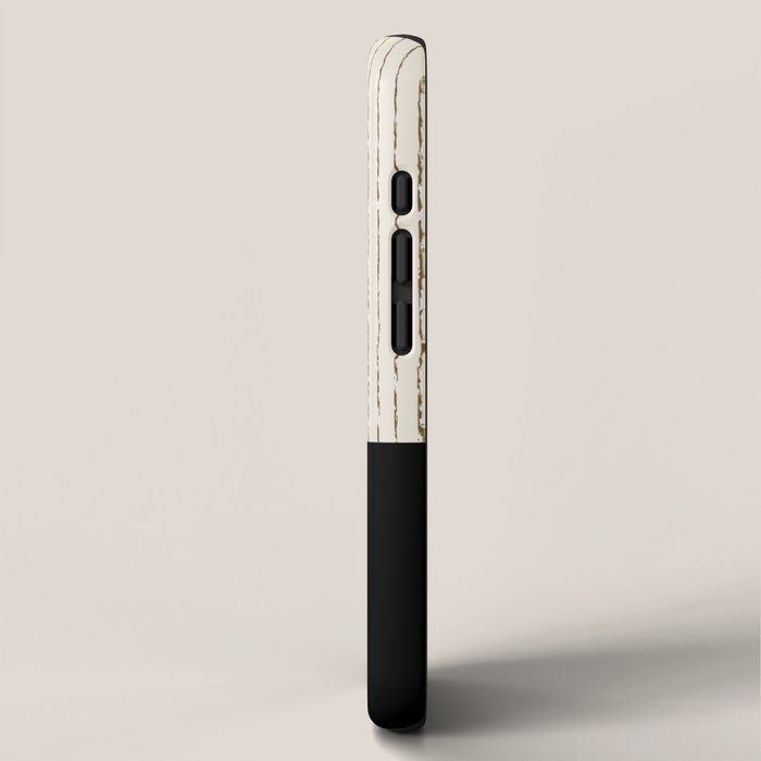 Cream Black iPhone Case Gallery Image 2