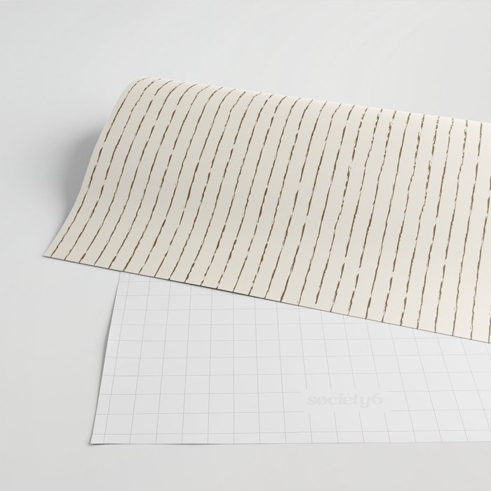 Cream Black Wrapping Paper Gallery Image 2