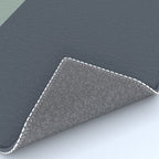 Navy Gray Blue Green Celadon Sage Minimalist Solid Stripe Color Block Pattern Rug Gallery Image 4