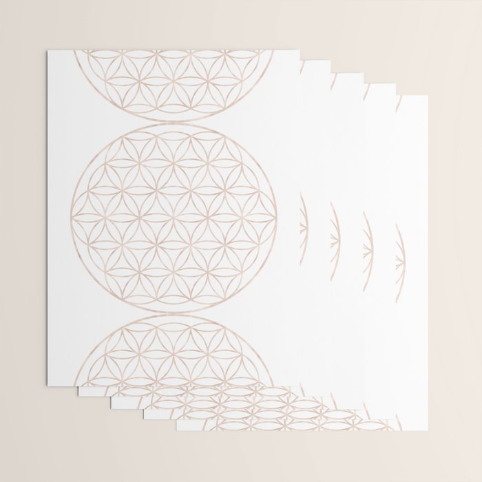 Mandala Flower of Life Sea Wrapping Paper Gallery Image 3