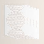 Mandala Flower of Life Sea Wrapping Paper Gallery Image 3