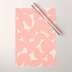 Contemporary Geometric Shapes - Soft Pink Wrapping Paper Gallery Image 1