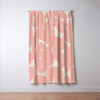 Contemporary Geometric Shapes - Soft Pink Window Curtain Gallery Image 3