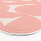 Contemporary Geometric Shapes - Soft Pink Bath Mat Gallery Image 3