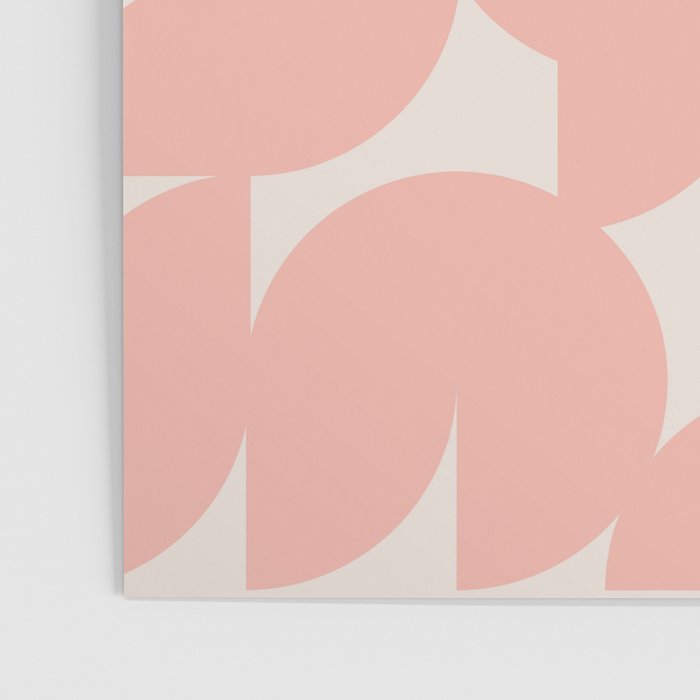 Contemporary Geometric Shapes - Soft Pink Poster Gallery Image 3