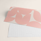 Contemporary Geometric Shapes - Soft Pink Wrapping Paper Gallery Image 2