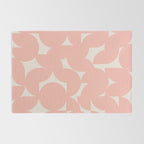 Contemporary Geometric Shapes - Soft Pink Rug Gallery Image 2