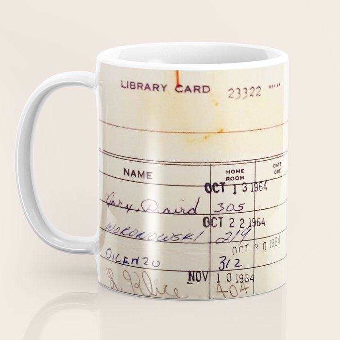 Library Card 23322 Coffee Mug Gallery Image 3