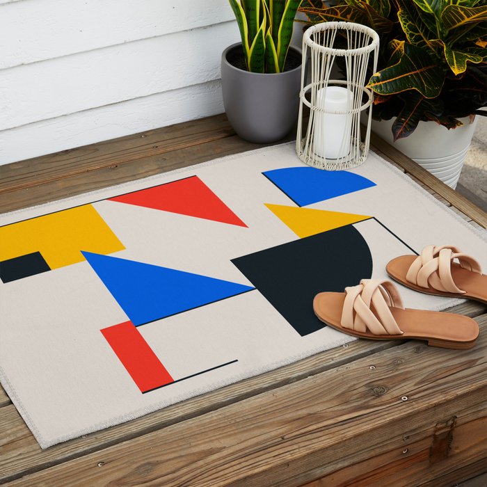 BAUHAUS 05: Exhibition 1923 | Mid Century Series  Outdoor Rug Gallery Image 2