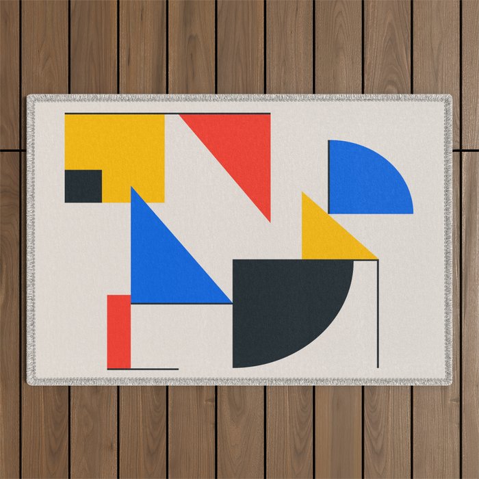 BAUHAUS 05: Exhibition 1923 | Mid Century Series  Outdoor Rug Gallery Image 1