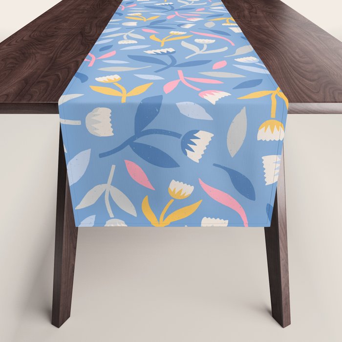 Keep Going, Keep Growing - Blue Table Runner Gallery Image 1