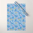 Keep Going, Keep Growing - Blue Wrapping Paper Gallery Image 1
