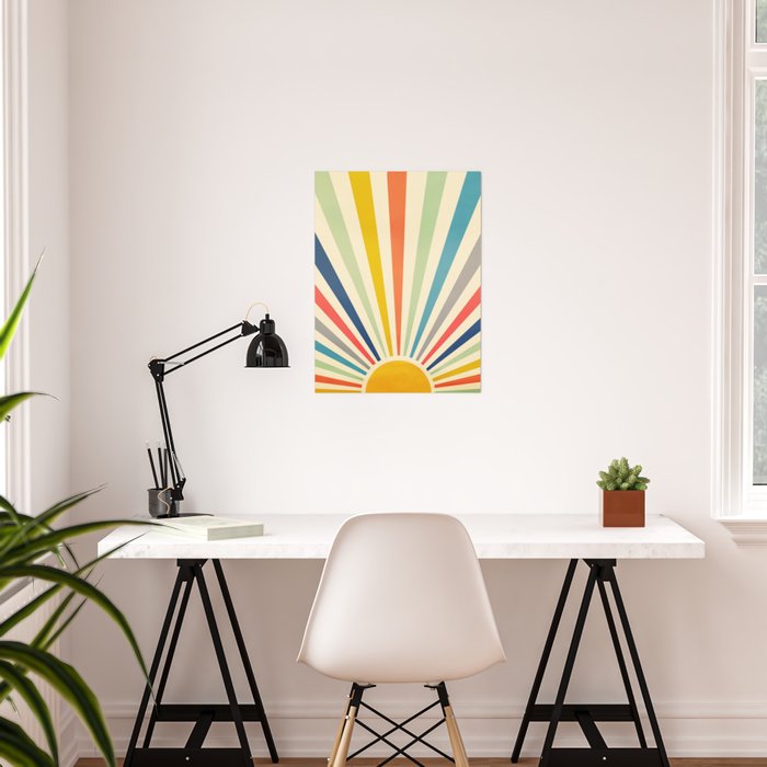 Sun Retro Art III Poster Gallery Image 2