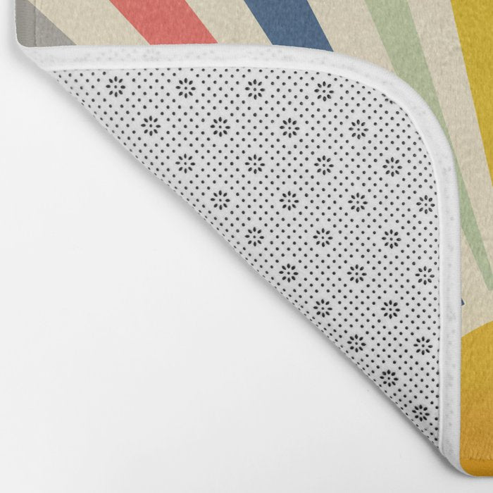 Sun Retro Art III Bath Mat Gallery Image 2
