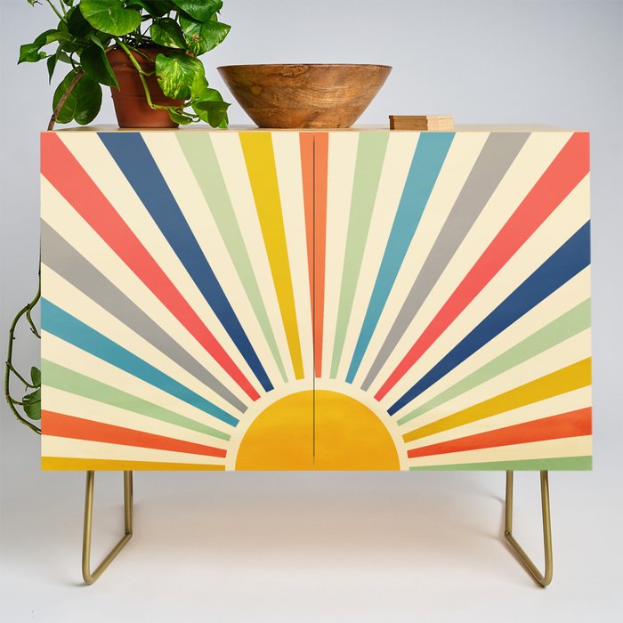 Sun Retro Art III Credenza Gallery Image 1