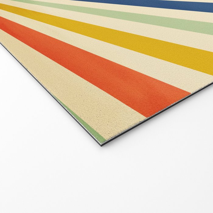 Sun Retro Art III Welcome Mat Gallery Image 2