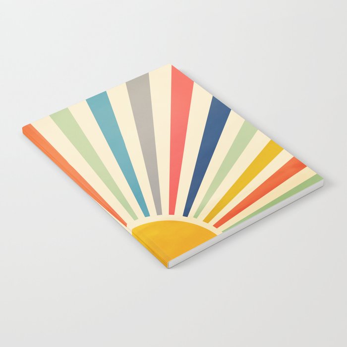 Sun Retro Art III Notebook Gallery Image 1