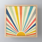 Sun Retro Art III Mini Art Print Gallery Image 1