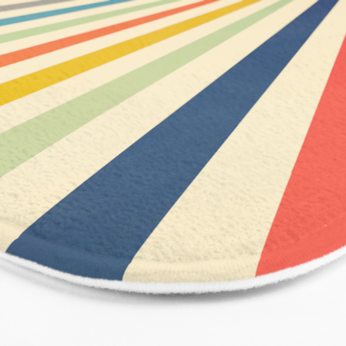 Sun Retro Art III Bath Mat Gallery Image 3