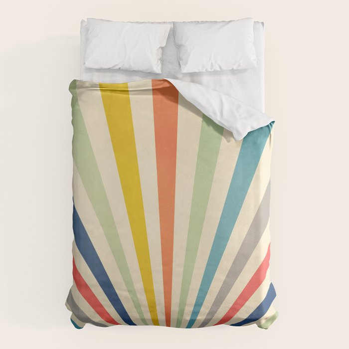 Sun Retro Art III Duvet Cover Gallery Image 6