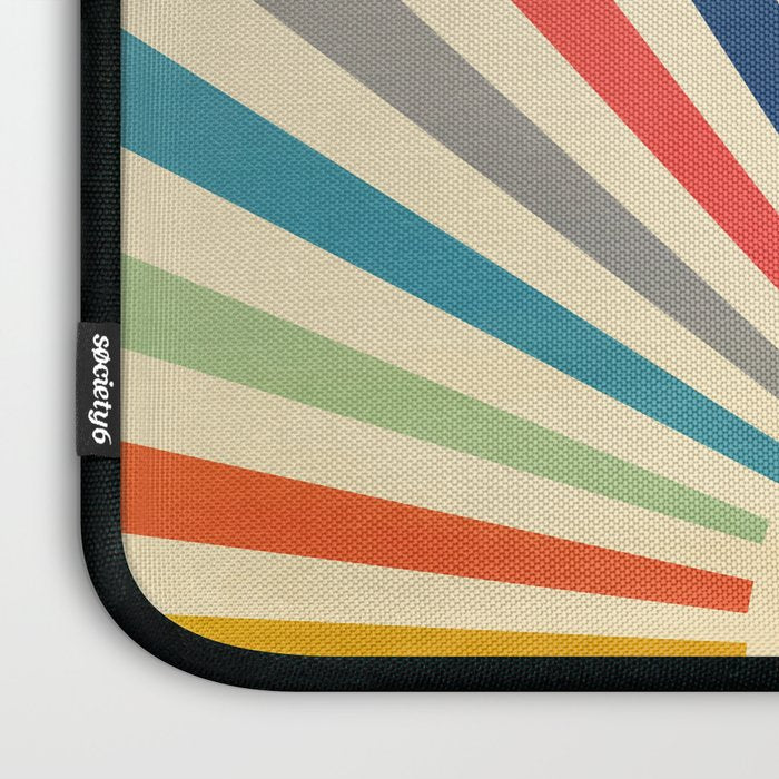 Sun Retro Art III Laptop Sleeve Gallery Image 3