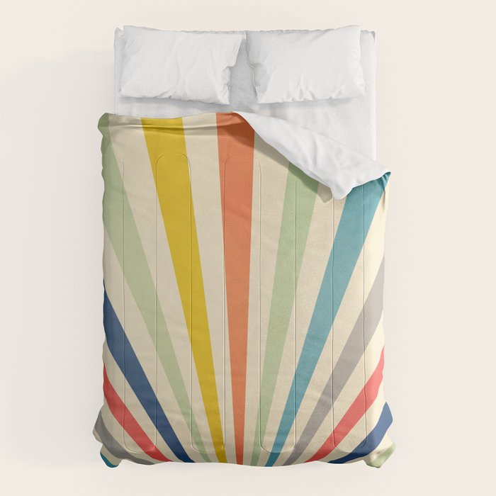 Sun Retro Art III Comforter Gallery Image 6