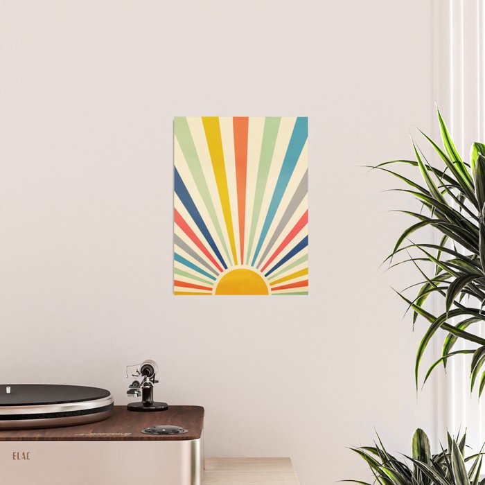 Sun Retro Art III Poster Gallery Image 2