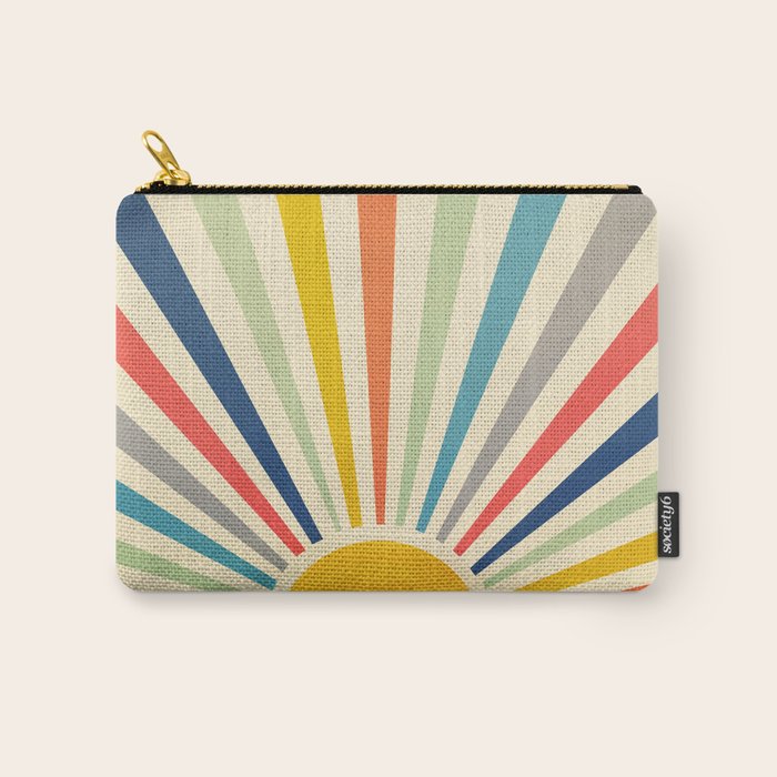 Sun Retro Art III Carry All Pouch Gallery Image 1