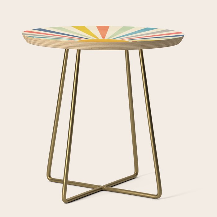 Sun Retro Art III Side Table Gallery Image 1