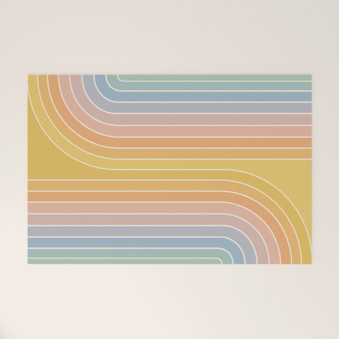 Gradient Curvature III Welcome Mat Gallery Image 1