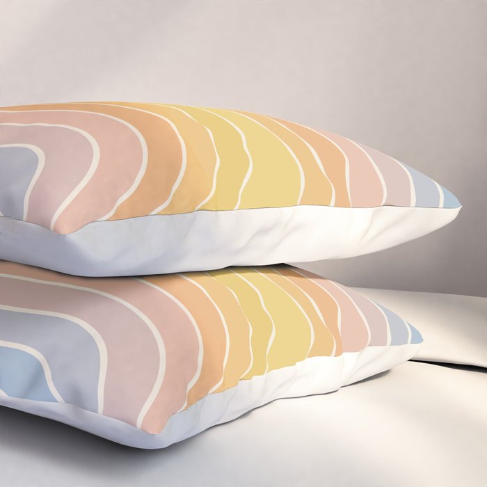 Gradient Curvature III Pillow Sham Gallery Image 3