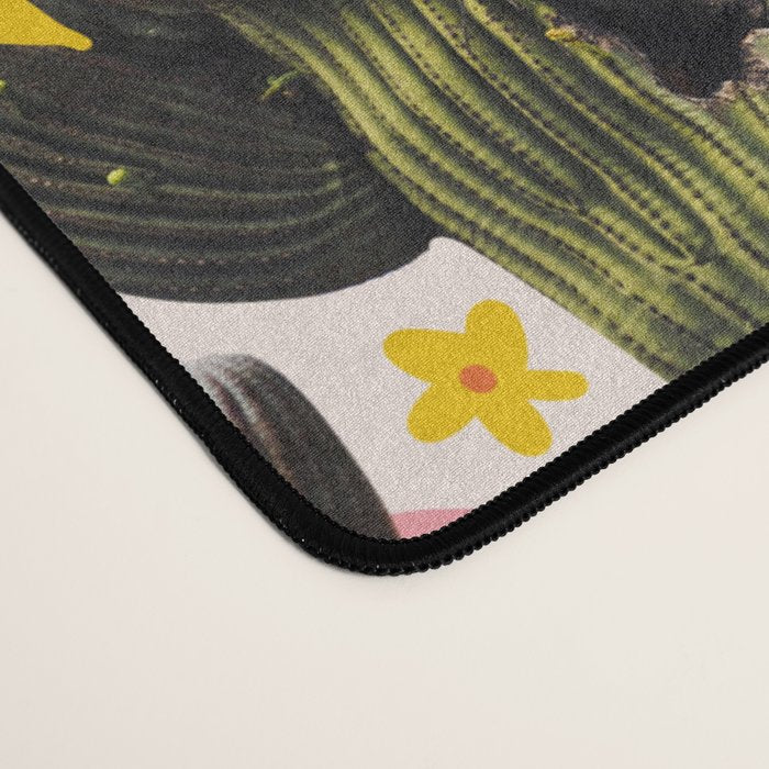 Cactus Collage Print Desk Mat Gallery Image 4