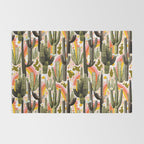 Cactus Collage Print Rug Gallery Image 2