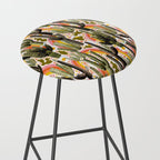 Cactus Collage Print Stool Gallery Image 2