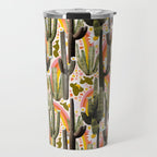 Cactus Collage Print Travel Mug Gallery Image 1