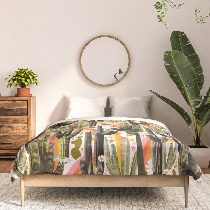 Cactus Collage Print Comforter Gallery Image 3