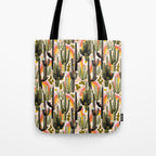 Cactus Collage Print Tote Bag Gallery Image 1