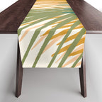 Golden Hour Palms Modern Botanical Table Runner Gallery Image 1