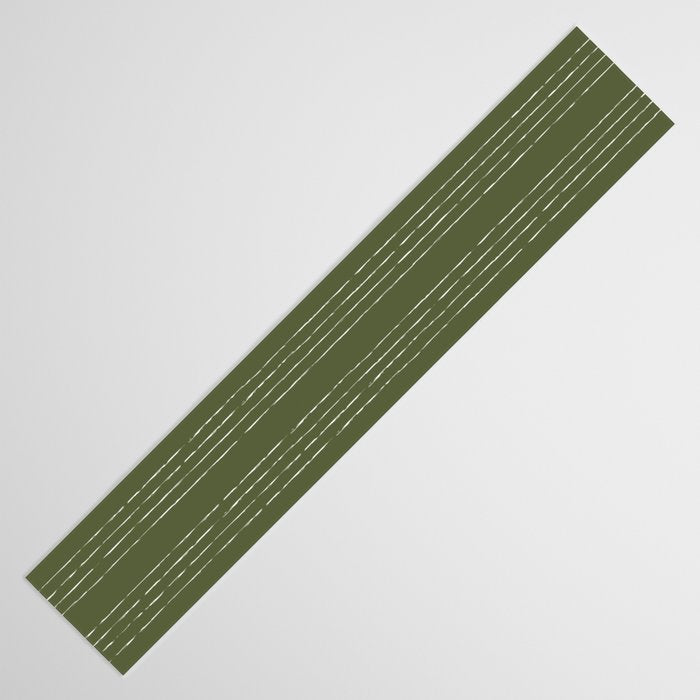 Lines #5 (Moss Green) Table Runner Gallery Image 3